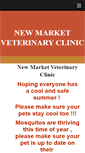Mobile Screenshot of newmarketvetclinic.com