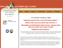 Tablet Screenshot of newmarketvetclinic.com